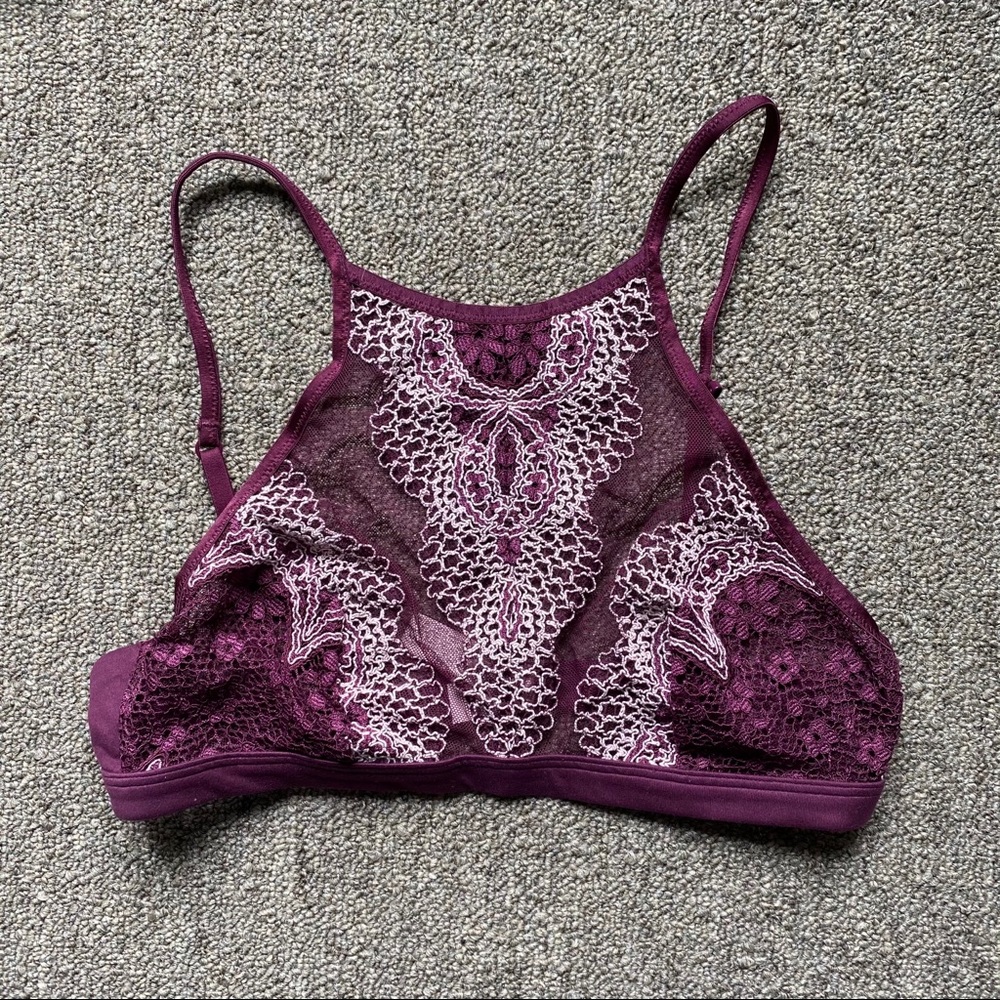 High neck bralette